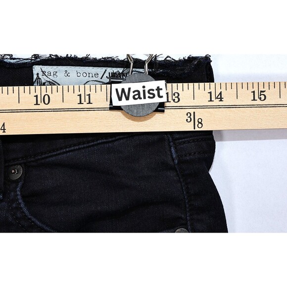 Rag & Bone Jeans Women’s Capri Cropped Skinny Size 26 Raw/Frayed Waist + Hem - Picture 8 of 12
